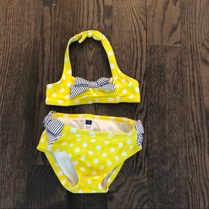 Yellow Polka Dot bikini